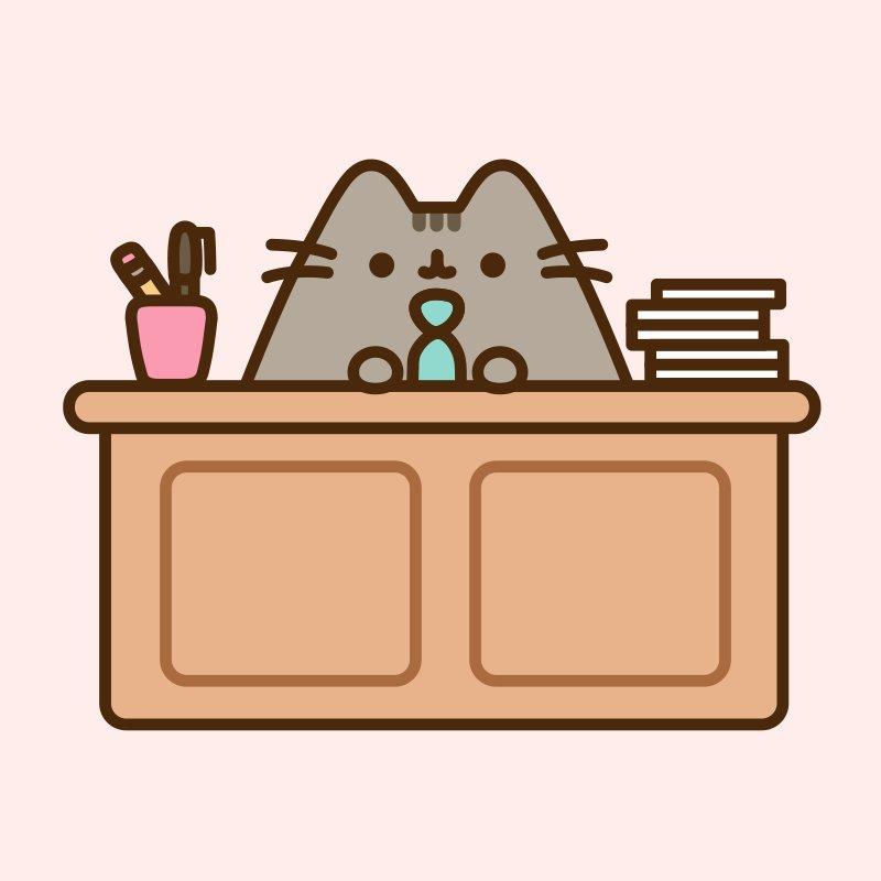 Pusheen at Work